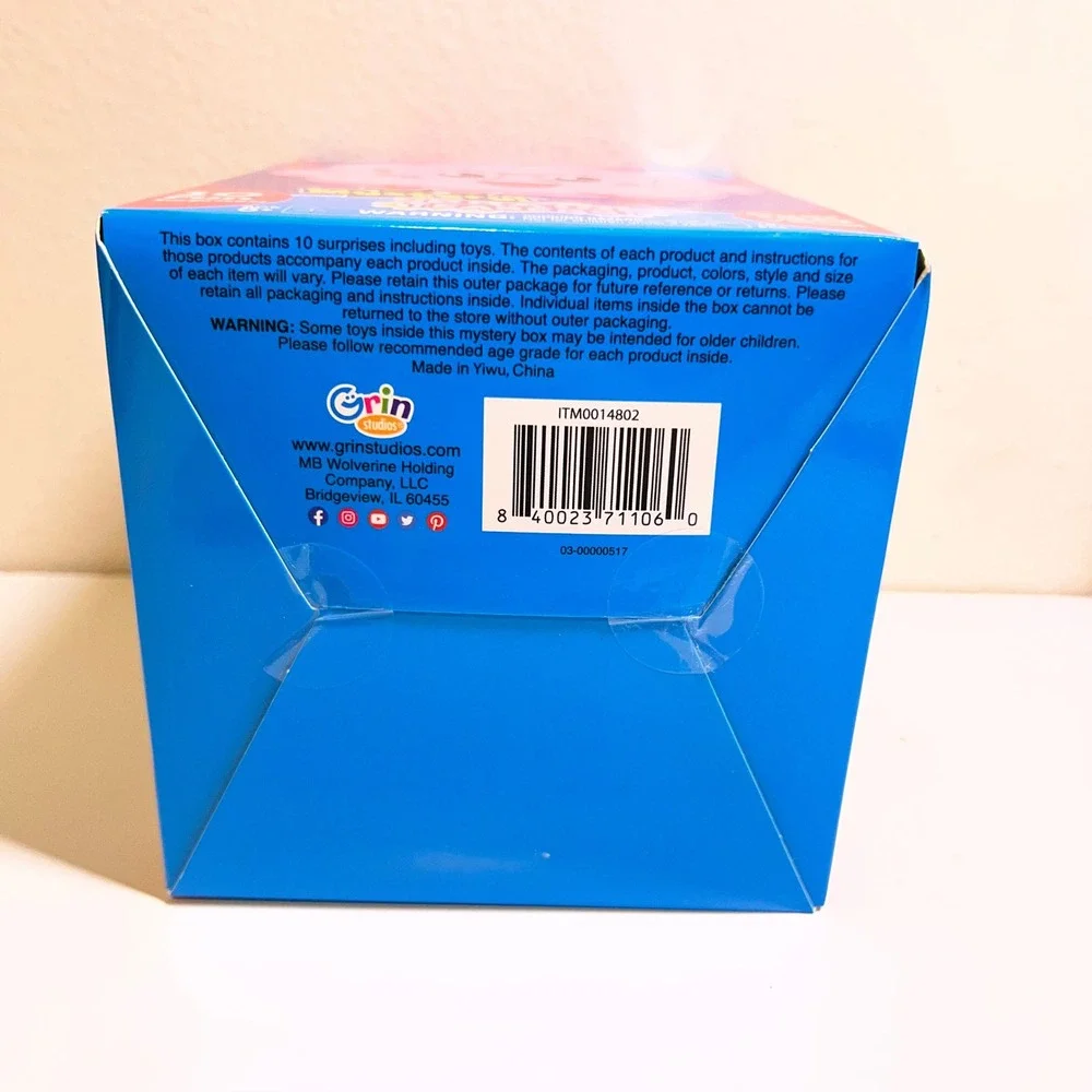 Grin Studios 10pc Mystery Brain Teasers Box Purple Pink Blue Puzzle Game Set